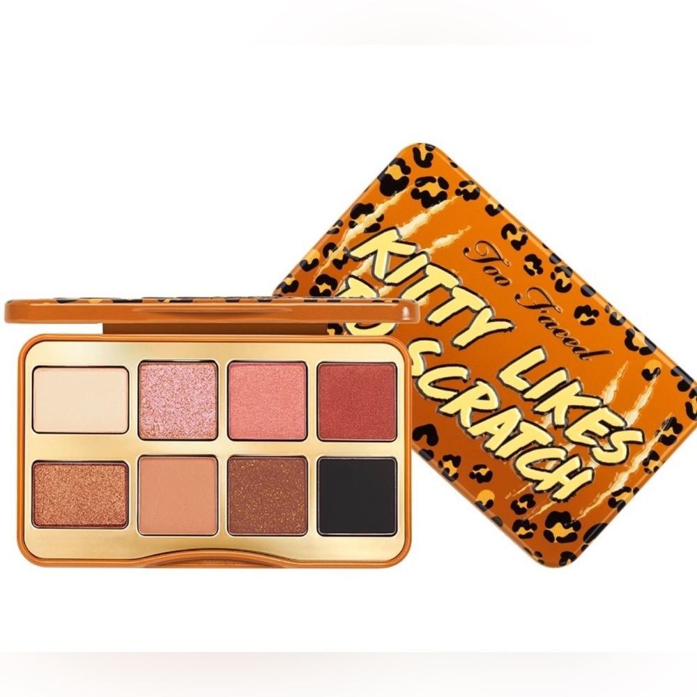 NWT Too Faced Kitty Likes To Scratch Mini Eye Shadow Palette